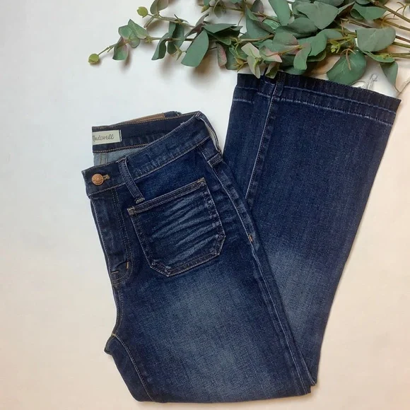 Madewell Cali Demi-Boot Jeans Patch Pocket Edition - Picture 5 of 13